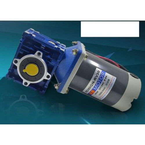 DC24V 90W Motor Speed Adjustable Speed Motor Worm Gear Positive and Negative Speed Control NRV Gearmotor 18rpm-240rpm