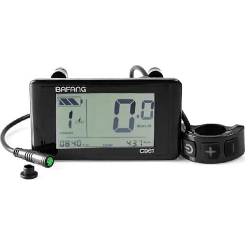 Electric Bicycle E-Bike C961 Display Indicator For Bafang Mid Drive Motor Electric Bicycle Conversion Kits E-Bike Parts