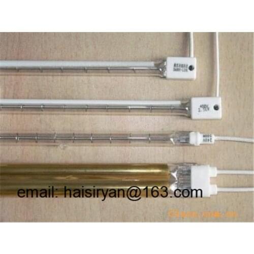 Customized 1200w 500mm far Single tube Electric halogen IR quartz glass heate lamp