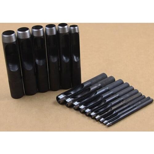 1pc high quality Metal carbon steel piercing tool Eyelets rivet/Button/Leather/Belt holes installation tool T001