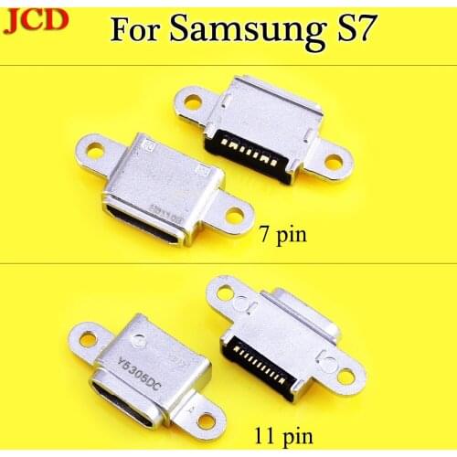 JCD New Data Charger Charging Port 7 pin 11 pin for Samsung Galaxy s7 s7 edge Micro Mini Jack Dock Socket USB Connector