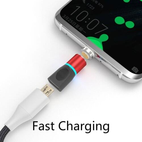Fast Charging Micro USB Magnetic Adapter For Android Samsung S10 Xiaomi 10 Redmi Honor V20 LG Type-c to Type-c Magnetic Charger