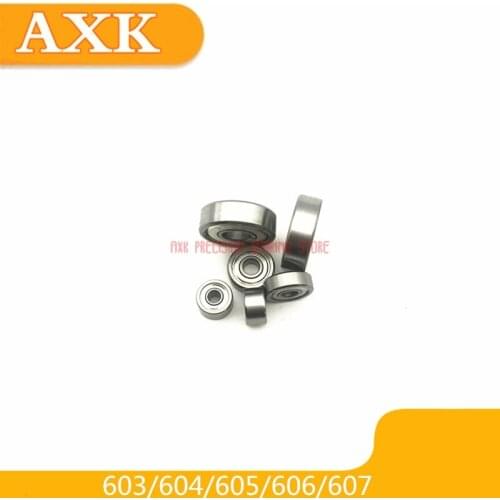 2019 Rushed Rolamentos Free Shipping Axk High Quality 10 Pcs 603zz 604zz 605zz 606zz 607zz Miniature Deep Groove Ball Bearings