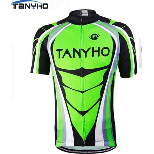 Men Summer Outdoor Sports Short Sleeve Tanhyo Cycling Jersey Bicicleta Jacket Bicycle Bike Skeleton Short Sleeve TANY-110