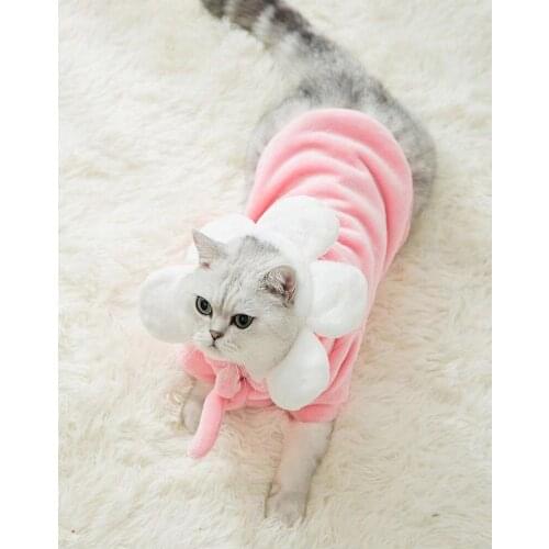 Pet clothes dog clothes cat clothes thickened winter warm clothes funny