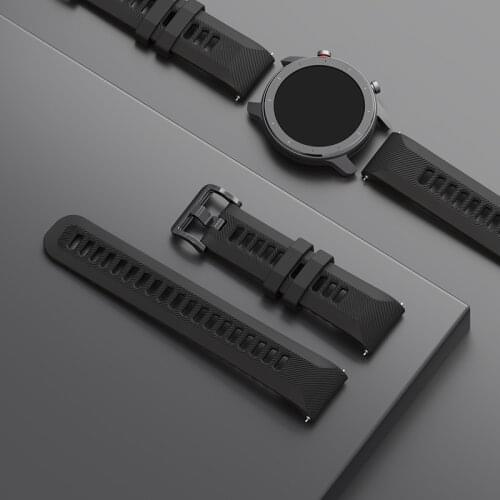 Original Watch Strap 22mm(Width) 20mm Silica Bracelet for Xiaomi Huami Amazfit GTR Pace Stratos GTS Bip Lite Smart Watch