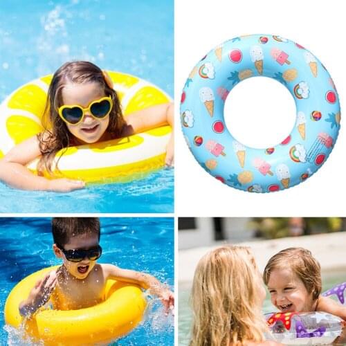 Swimming Ring Safety Children Adult Float Circle for Bathing Thickened PVC Summer Pool Toy Inflatable Water Buoy Accessories