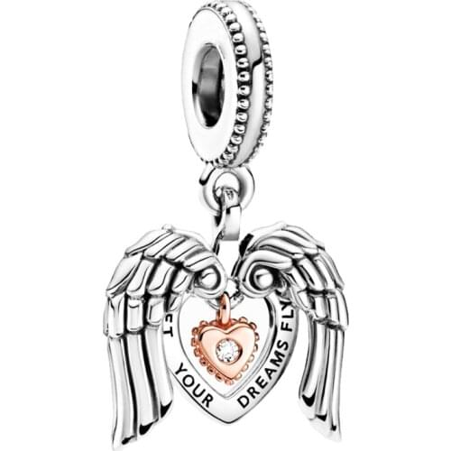 Butterfly S925 Silver Charm Pendant European Bead FOR Original Charm Silver Bracelet Trinket Jewelry Lady Women Girl Gift