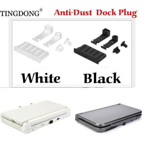 Silicone Anti-Dust Plug Earphone jack Charging Dock Dust Proof Protector Cap for Nintendo New 3DS XL/LL 3DSXL 3DSLL 2DS Cover