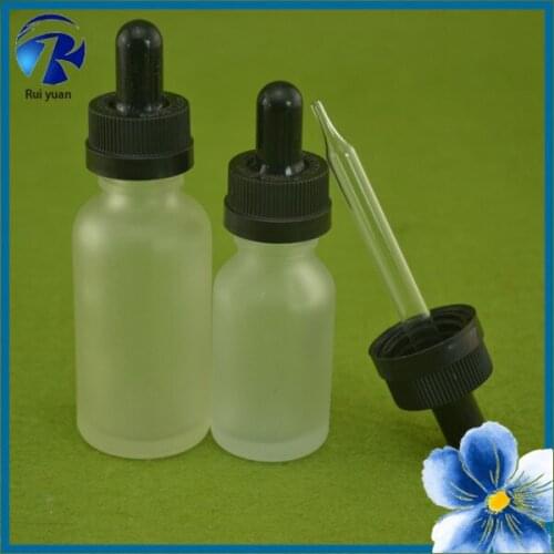 30ml glass bottles boston Round glass bottle essential oil electronic cigarette liquid oil bottle essential oil dropper e-juice