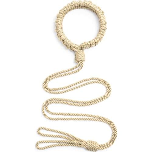 Sex Toys For Women Soft Cotton Rope Bondage Choker Collar With Chain Erotic Bdsm Bondage Games Toys For Adults Sex Products