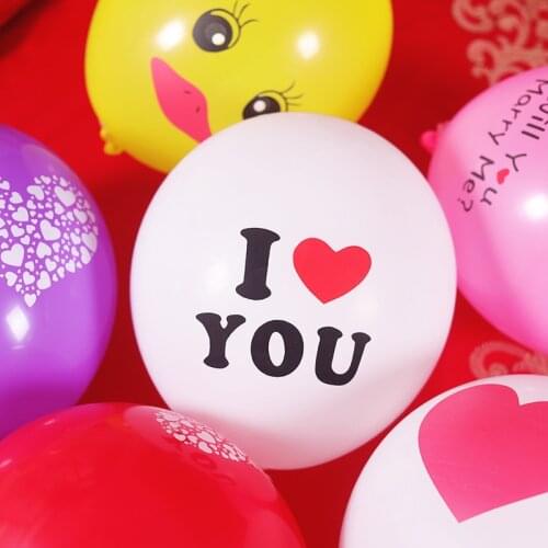 10pcs 2.8g thick 12inch latex balloons cartoon various patterns printing balloon diy Wedding balls Birthday Party Decorations