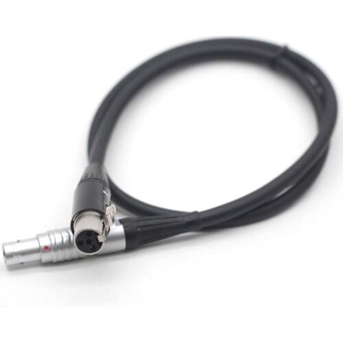 12V 2pin plug to mini XLR plug 4 pin , TVlogic monitor power line, ARRI cameras monitor 12V monitor power cable