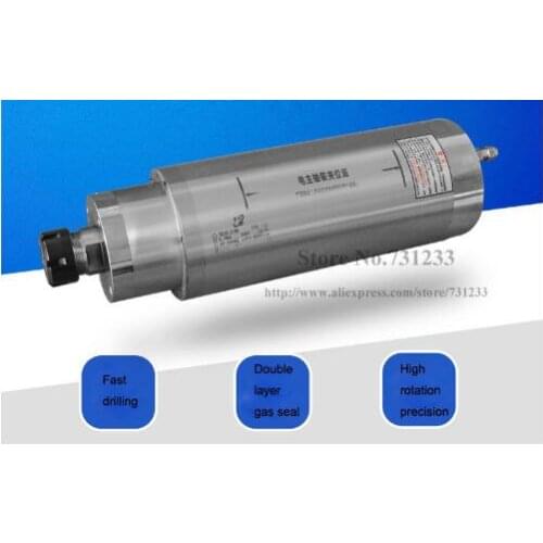 3.5kw 220V 105mm Drilling Spindle Milling Spindle 1200-9000rpm Special Engraving Motorized Spindle Head