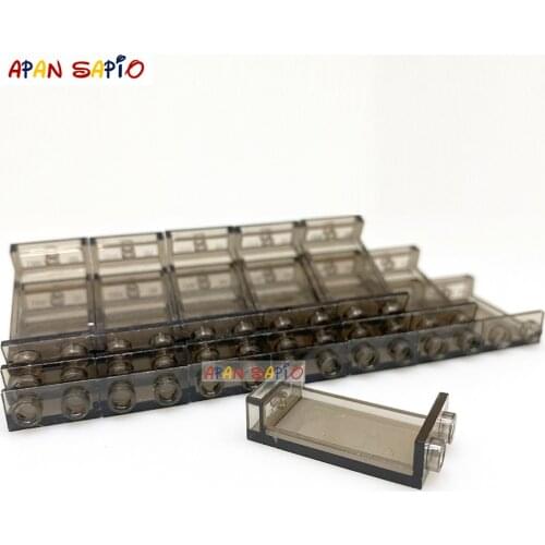 50/100pcs DIY Bricks Building Blocks 1x2x3 Transparent Plate Educational Plastic Compatible Brands Kids Gifts Toys for Children