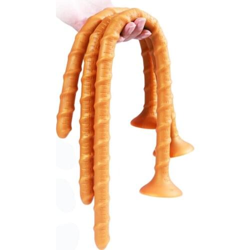 59cm Super Long Thread Anal Plug Beginner Slender Sex Toys Men Anus Stimulator Vagina Prostate Massager Gay Butt Plug Expander