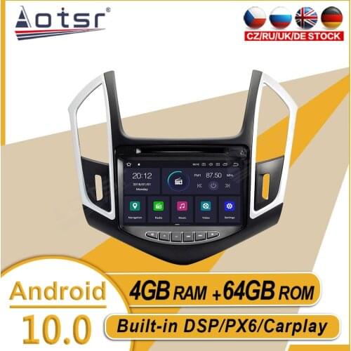 64G For Chevrolet Cruze 2012 2013 2014 2015 Car Stereo Multimedia Player Android Navi GPS Auto Audio Radio Carplay PX6 Head Unit