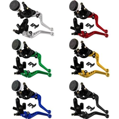 7/8" Motorcycle Brake Clutch Pump Lever Motorcycle Hydraulic Master Cylinder Accessories