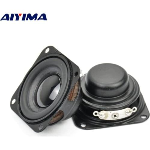 AIYIMA 2Pcs Subwoofer 40MM 1.5Inch Bass Speaker 4Ohm 3W Neodymium Magnetic Bass Multimedia Speakers Diy Audio Speakers