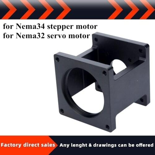 Aluminum motor bracket 1Pc Cuboid Typefor Nema32 stepper/ for Nema34 servo Motor Mounting Bracket For DIY Router/Mill/Plasma