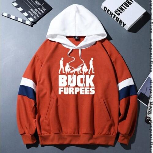 Buck Furpees Burpees Printed autumn spring hoodies New Fashion 100% Cotton men sweatshirts Fitness pullovers Camiseta Masculina