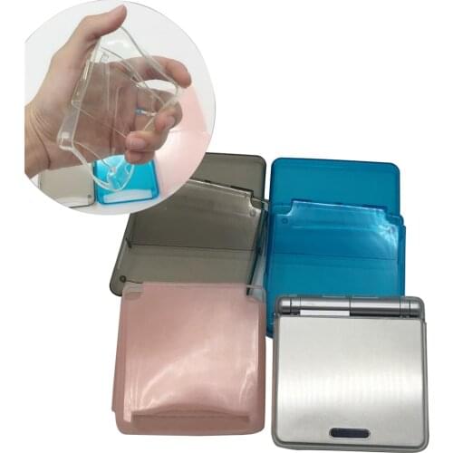 Soft TPU Transparent Shell Case Cover For Nintend GBASP Game console Replacement Clear Cases Sleeve For Gameboy Advance SP Parts
