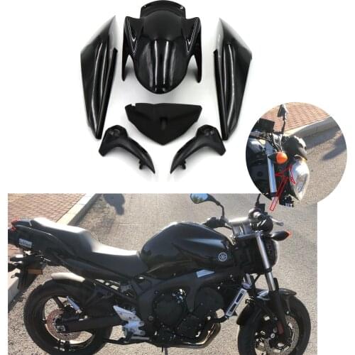 For Yamaha FZ6N FZ6S Fazer XJ6 2007 2008 2009 FZ6 S FZ6S FZ6S2 Black Fairings