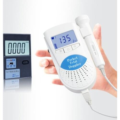 Pregnant Woman Household No Radiation Fetal Movement High Sensitivity Doppler Detection Safe Fetal Heart Apparatus