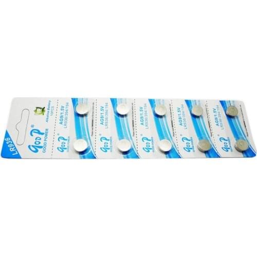GODP 50pcs 1.5V AG9 LR45/194/936A Alkaline Button Cell Battery for Watch / Toy / Calculator