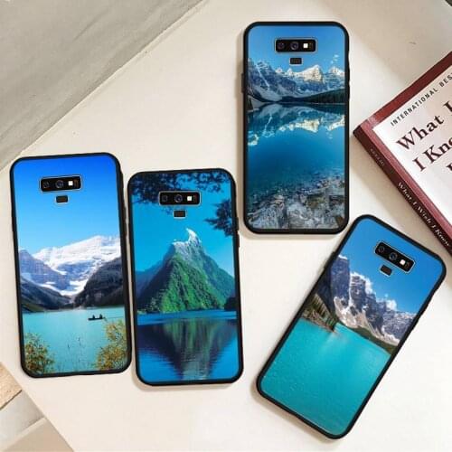 Landscape mountain water Phone Case For Samsung A50 A51 A71 A20E A20S S10 S20 S21 S30 Plus ultra 5G M11 funda cover