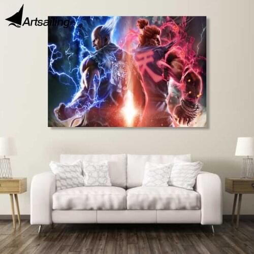 1 Piece Canvas Art Canvas Painting Game Tekken 7 Heihachi HD Printed Wall Art Home Decor Poster Pictures for Living Room XA1502C