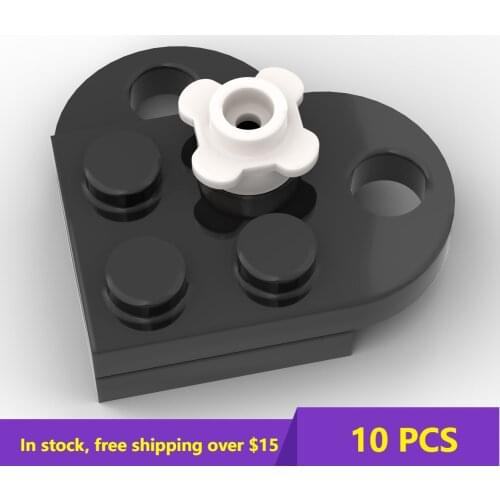 MOC 3176 24866 2 x 2 Creativity Heart Shaped Blocks Parts Compatible Assembles Particles DIY LOGO Educational Tech Parts Toys