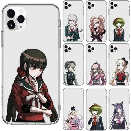 Danganronpa V3 Killing Harmony Phone Case Transparent for iPhone 6 7 8 11 12 s mini pro X XS XR MAX Plus cover funda shell