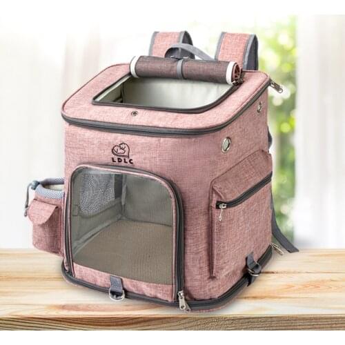 Pet Dog Cat Carrier Backpack Breathable Ventilated Travel Carry Bag Outdoor