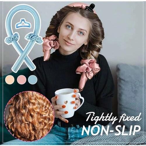 Heatless Hair Curls Overnight DIY Lazy Silk Curling Ribbon Headband Heatless Hair Curling Ribbon Make Hair Curl