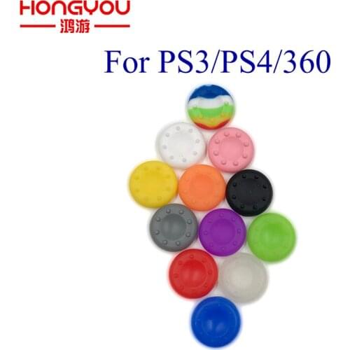 50PCS Joystick Caps Silicone Analog Thumb Stick Grip Thumbstick Cap Cover Key Protector For Ps3 PS4 for XBOX ONE Controller