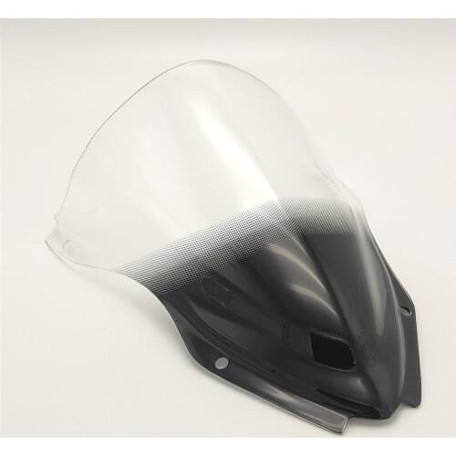 Wind Deflectore Motorcycle Smoke Black Windshield For Kawasaki ZX10R 2017-2018-2019-2020 ZX 10R Bubble Windscreen Spoiler Visor