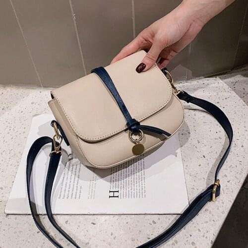 Womens Fashion Leather Shoulder Bag Luxury Small Female Crossbody Messenger Bag Solid Color Trend Handbags Girls Zipper Satchel