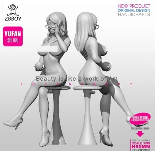 1/35 Resin Kits Beauty resin soldier Sefl-assembled TD-201955