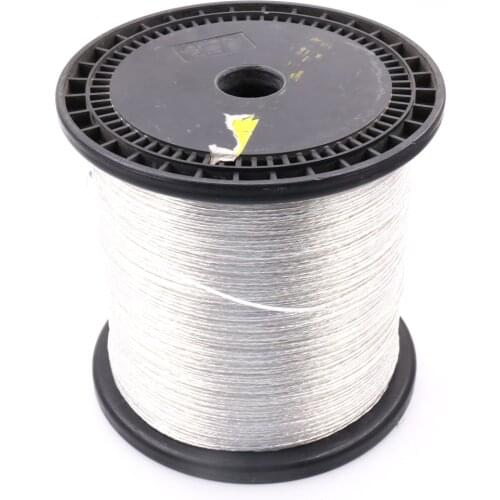 10-1000m 1.5mm high purity silver plated OCC wire 20AWG for audio DIY headphone cable 7 strands