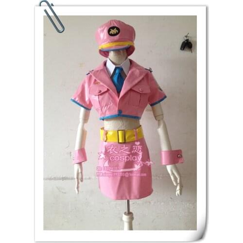 2016 Custom Made Nitro Super Sonic Super Sonico Anime Space Police Cosplay Costume with hat