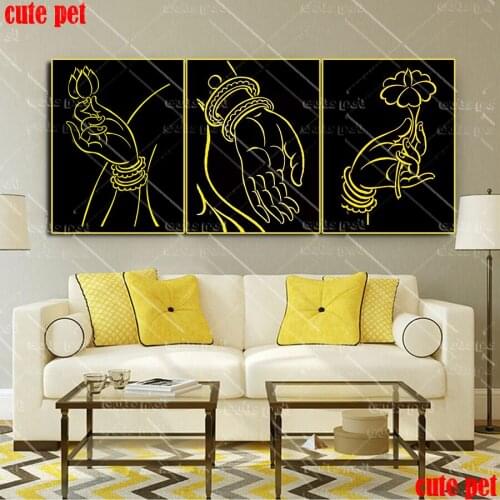 Full Square Round Drill 5D DIY Diamond Painting "Religious bergamot"DIY Diamond Embroidery Cross Stitch Rhinestone Home Decor