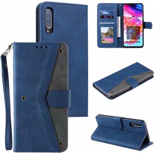 Wallet Case for Samsung A70 A50 A71 A51 A72 A52 A32 A22 Folio Hand Strap PU Leather Magnetic Kickstand Soft TPU Back Shell Cover
