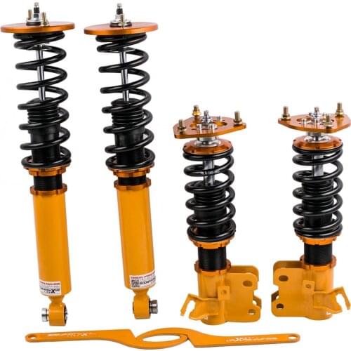 Coilovers Shock Suspension Strut Kit for Nissan S14 Silvia 200SX 240SX 94-98 Coilover Spring Damper Camber Plate Front Rear