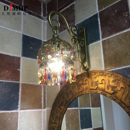 Ancient ways is the Mediterranean led single head wall lamp lamp of bedroom the head of a bed wall lamp southeast Asia