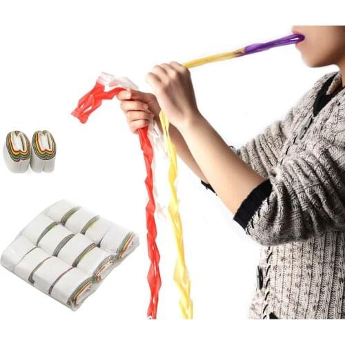 Magic tricks Mouth Coils - Color - Paper 24pieces/LOT magic prop magic toys
