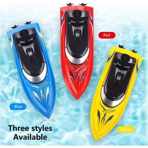 3 Colors 2.4g Remote Control Boat Lasts 20 Minutes High Speed Rowing Summer Water Yacht Boy Model Aircraft Toy For Baby Kids