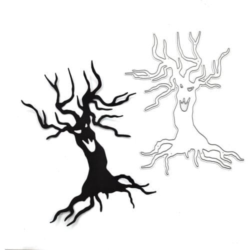 Metal Cutting dies cut die mold Halloween Horror Dead Tree Variation Tree Scrapbook paper craft knife mould punch stencils dies