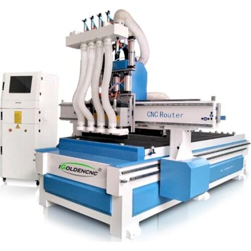 Multifunction woodworking machine 3d wood carving cnc router wood processing machinery with multi spindle engraving on wood