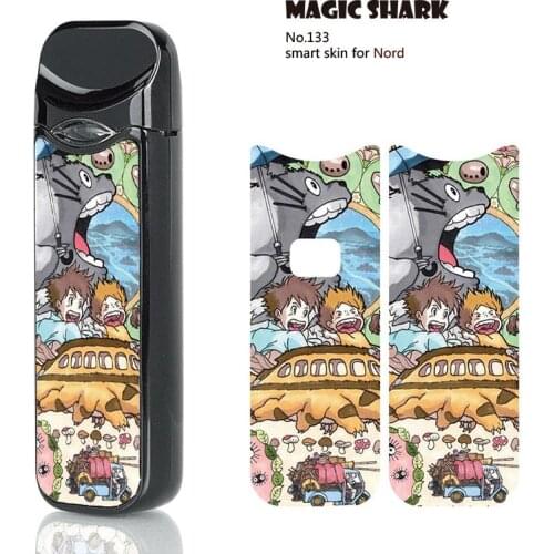 2021 Fashion Ultra Thin PVC Dollar Mario Seahorse Cherry Case Cover Sticker Film for Smok Nord